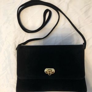 Cabrelli Canada vintage black velvet shoulder bag